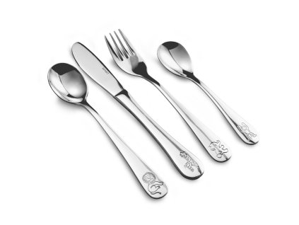 Sada príborov pre deti ZOO, 4 dielna