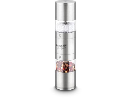 Mlynček na korenie a soľ TUBE nerezový, 2 x 40 ml
