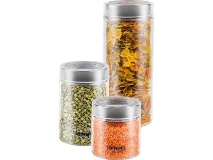 Súprava okrúhlych dóz CAN, 3 ks