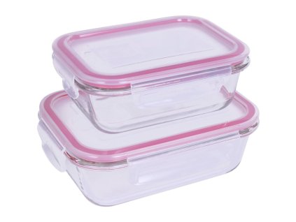 Set obdĺžnikových dóz AIR, 2 ks