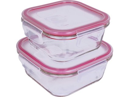 Set štvorcových dóz AIR, 2 ks