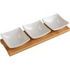 Servírovacie misky BAMBOO 26 x 8 cm, 3 ks