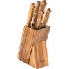 Sada nožov v bloku WOOD, 5 dielna