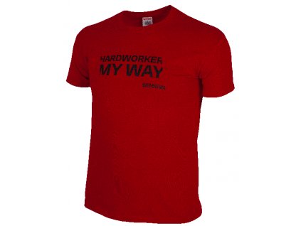 HARDWORKER T-Shirt red/black
