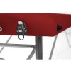 Masážny stôl skladací Medimas Ultra 2 - červený dvojzónový hliníkový - 6