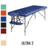Masážny stôl skladací Medimas Ultra 2 - modrý dvojzónový hliníkový - 2