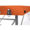 Masážny stôl skladací Medimas Ultra 2 - oranžový dvojzónový hliníkový - 6