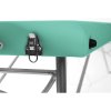 Masážny stôl skladací Medimas Ultra 2 - zelený dvojzónový hliníkový - 6