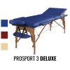 Masážny stôl skladací Medimas Prosport 3 DELUXE – modrý trojzónový drevený - 2