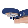 Masážny stôl skladací Medimas Prosport 3 DELUXE – modrý trojzónový drevený - 3