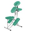 Masážna stolička Medimas Delta - zelená skladacia hliníková - 1