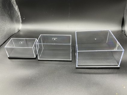 Průhledná krabička na minerály a modely