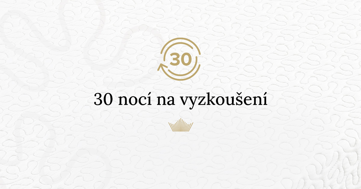 30 nocí na vyzkoušení matrace