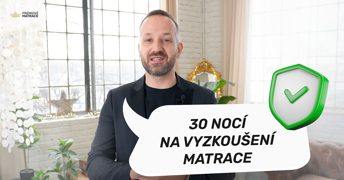 30 nocí na vyzkoušení: nákup matrace online bez rizika!