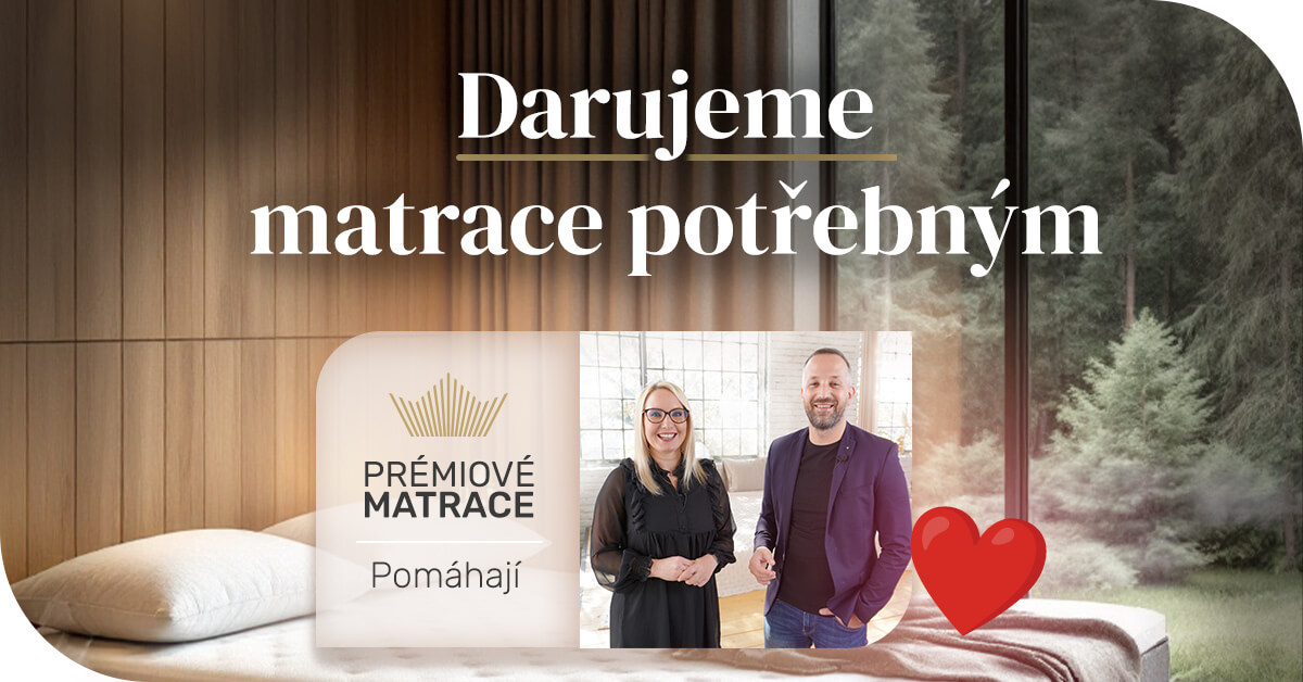 Darujeme matrace potřebným