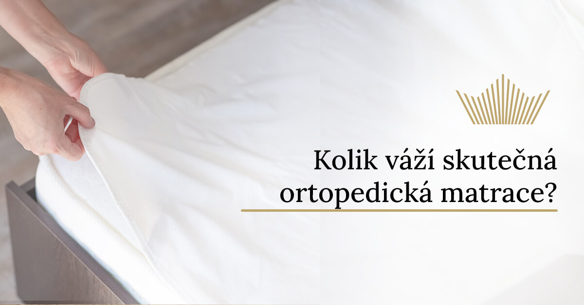 Kolik váží ortopedická matrace?