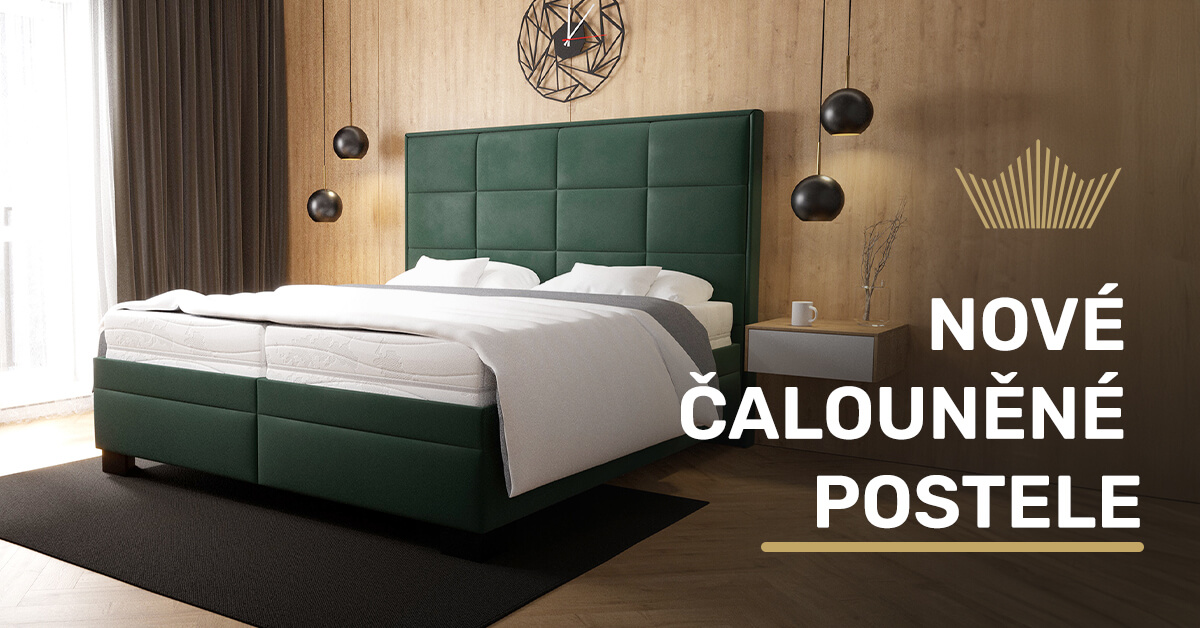 Nové čalouněné postele