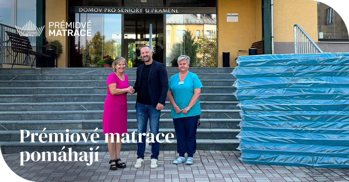 Dar pro klidný spánek: matrace pro Domov pro seniory v Lounech