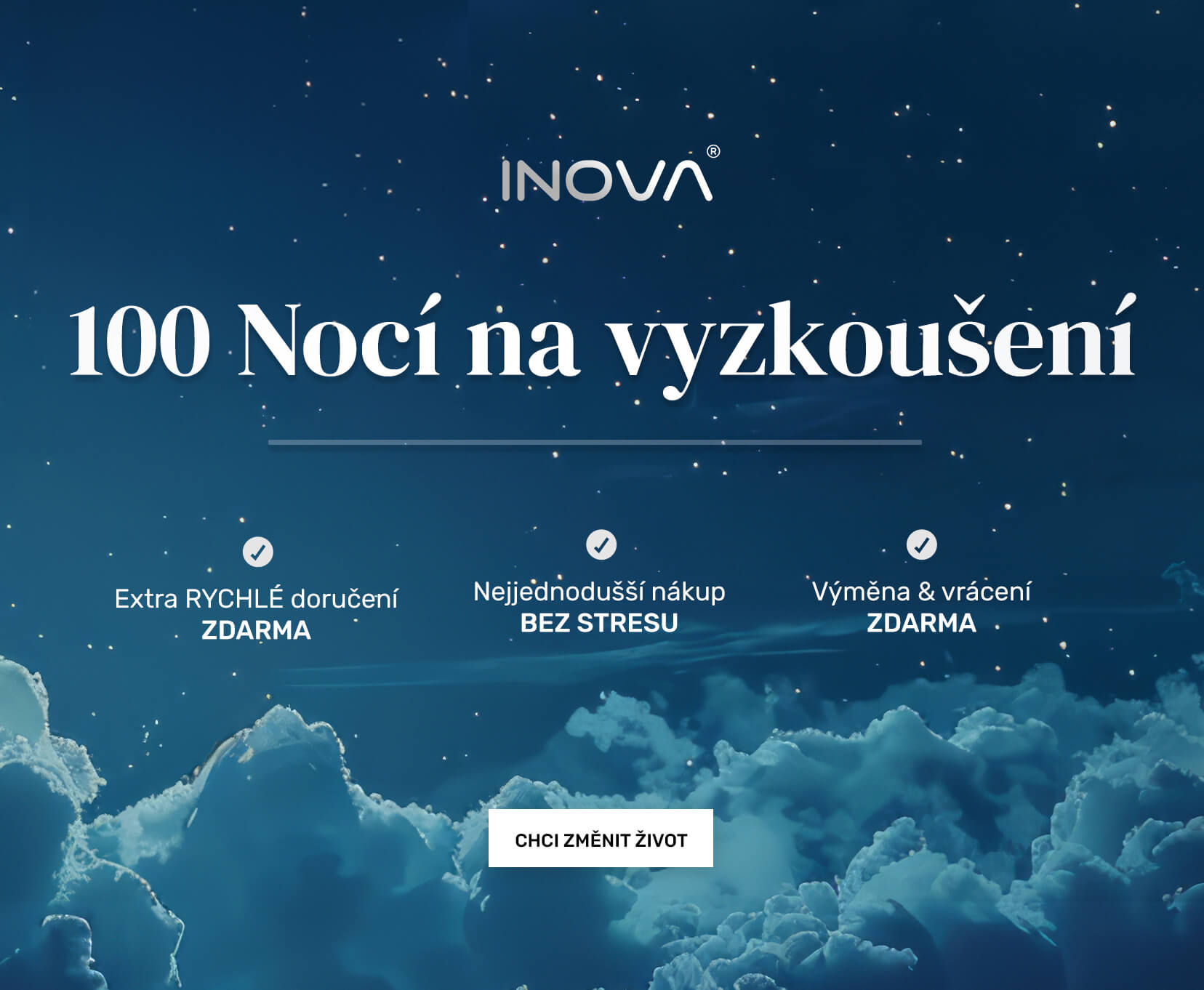 100 nocí na vyzkoušení matrace Inova