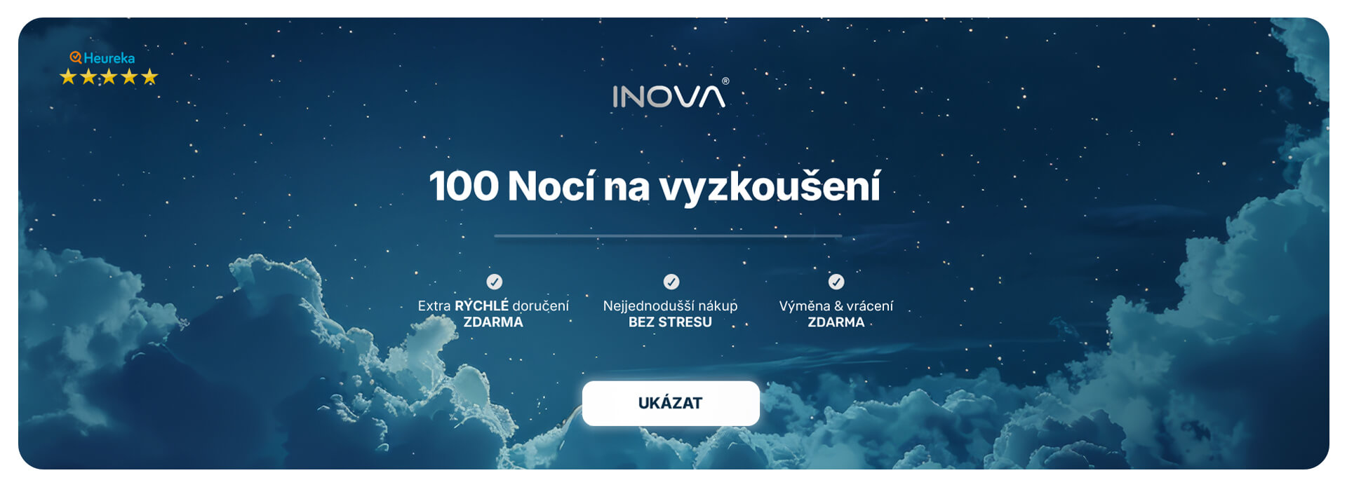 100 nocí na vyzkoušení matrace Inova
