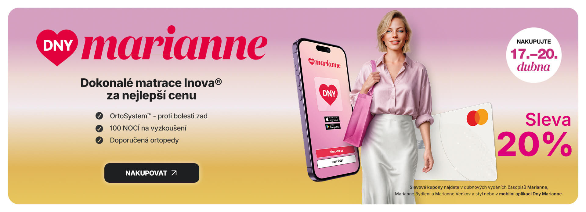 Dny Marianne Inova matrace desktop