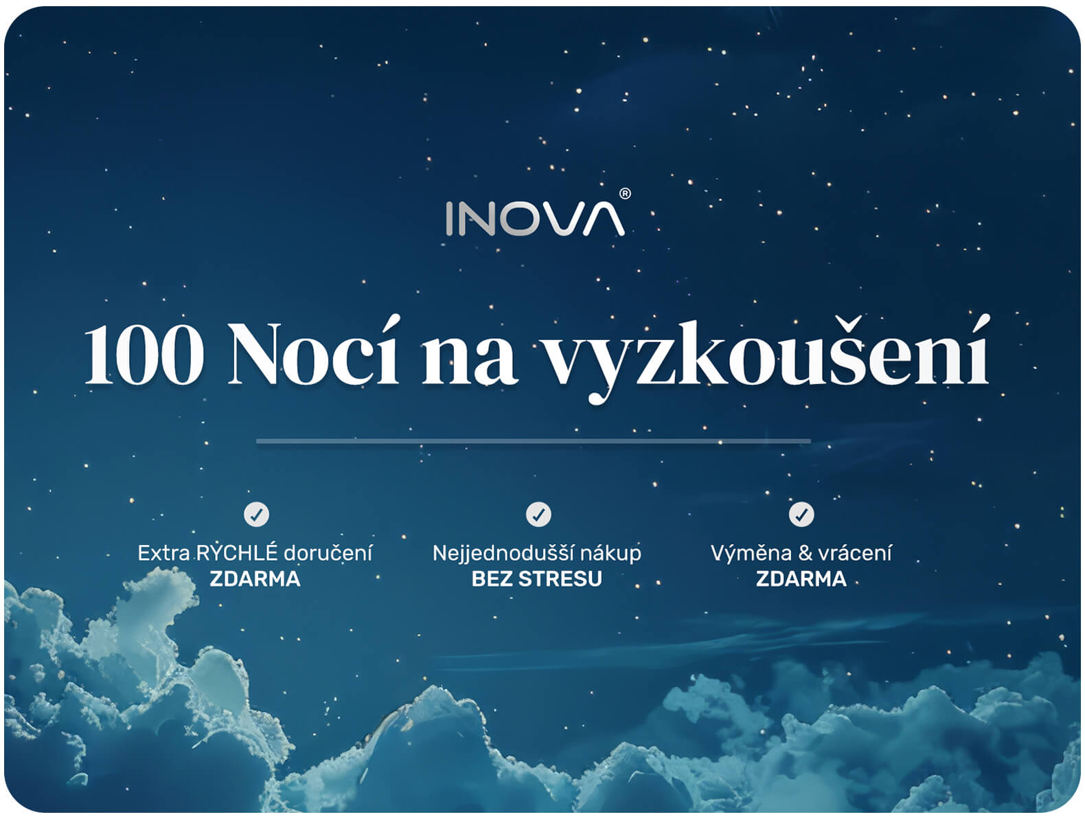100 nocí na vyzkoušení matrace