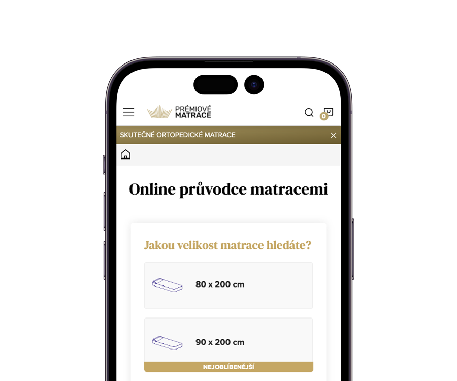 Váháte, kterou matraci vybrat? Interaktivní průvodce vám pomůže.