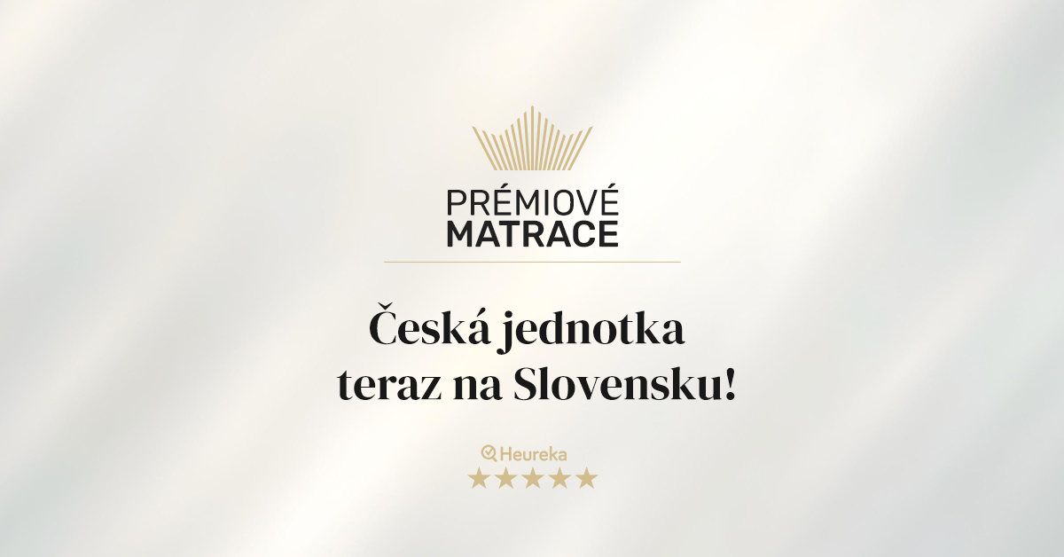 Premiove-matrace.cz konečne na Slovensku: Tie najlepšie ortopedické matrace z ČR