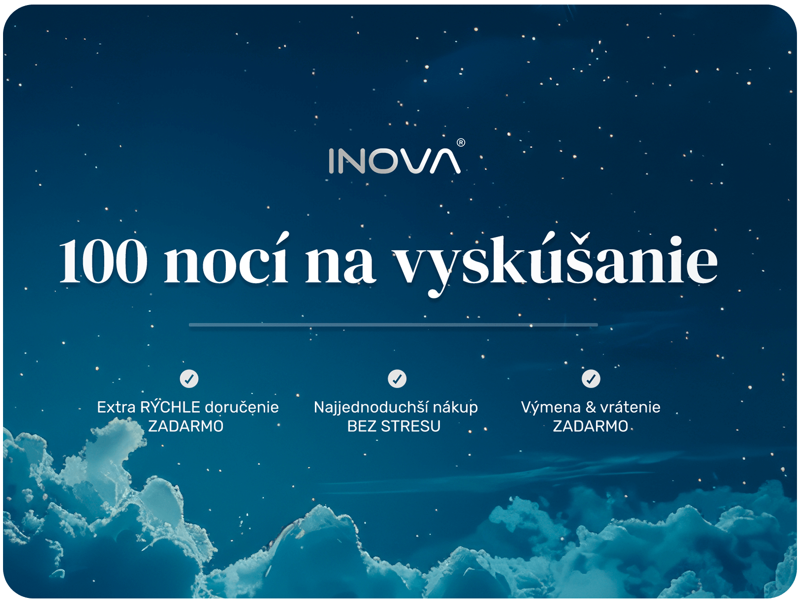 100 nocí na vyskúšanie matraca