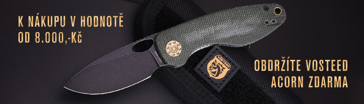 Prémiový nůž k nákupu v hodnotě 8000,-Kč ZDARMA