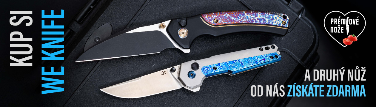 WE KNIFE 1+1 ZDARMA