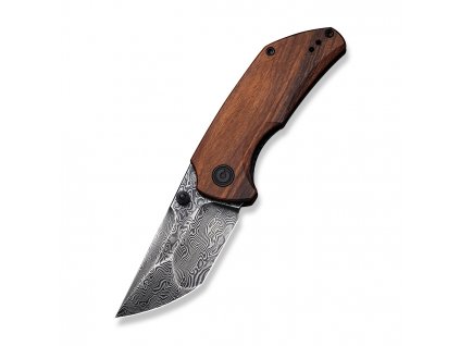 Civivi Thug 2, Cuibourtia Wood Handle & Damascus blade