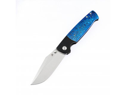 Kansept Shikari Black Anodized Titanium Frame with Timascus Bolsters & Clip