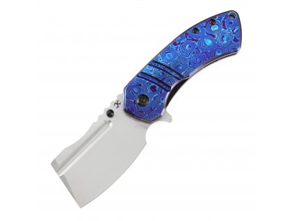 Kansept M+ Korvid, Timascus Handle, Stonewashed CPM S35VN Blade, Koch Tools Design, K2030C1U