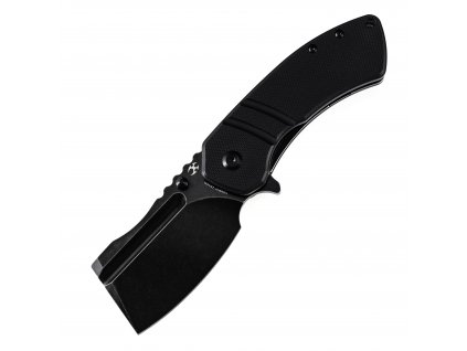 Kansept M+ Korvid, Black G10 Handle, Black Stonewashed 154CM Blade, Koch Tools Design, T2030B1U