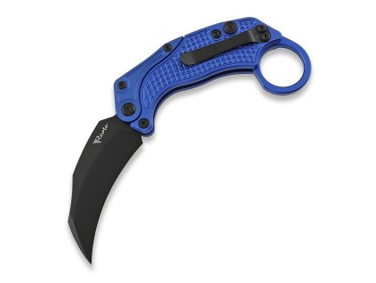 Reate EXO K BLUE Black Hawkbill Blade (1)