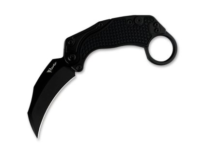 Reate EXO K BLACK Handle, Black PVD Hawkbill Blade (2)