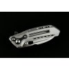 Reate T6000, Heavy Duty Titanium Bead Blast Double Button Frame Lock, M390 Belt Satin Drop Point Blade
