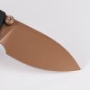 Vosteed Raccoon Cub, Liner Lock, Black G10 Handle, Copper Dune Drop point Blade