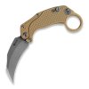 Reate EXO K TAN, Stonewashed Hawkbill Blade