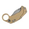 Reate EXO K TAN, Stonewashed Hawkbill Blade (1)