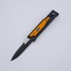 Reate EXO-OG PVD Gravity knife, Elmax Dagger Blade, Aluminum Orange Inlay