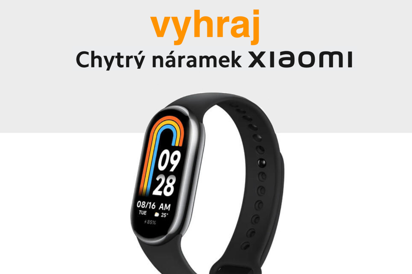 Soutěžte s Vitamin Well o chytrý sportovní náramek Xiaomi