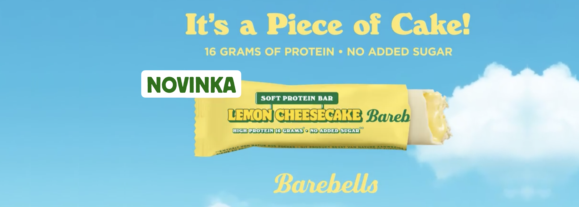 BAREBELLS soft lemon cheesecake
