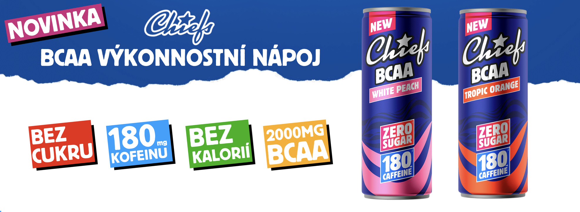 chiefs BCAA FUNKČNÍ NÁPOJ