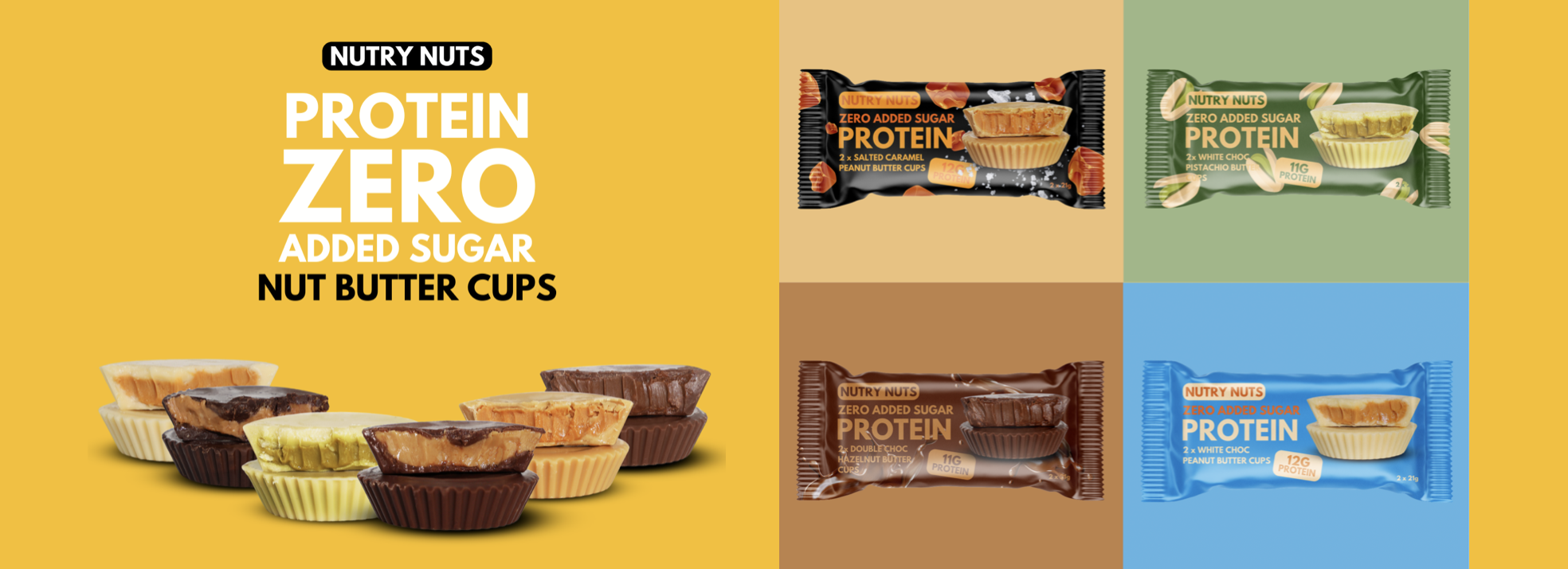 NUTRY NUTS protein košíčky s ořechovým máslem