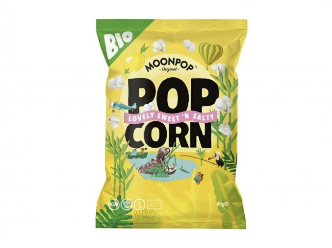 Moonpop BIO Popcorn sladko slaný 90g