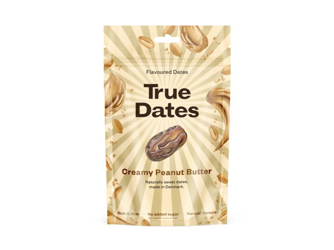 TRUE DATES, ochucené datle s příchutí arašídů 100g