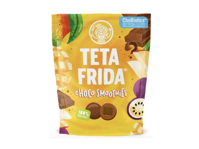 TETA FRIDA choco smoothies mango a maracuja v mléčné čokoládě 40g