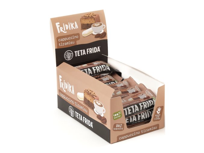 TETA FRIDA čokoládová tyčinka Cappuccino tiramisu 20x45g